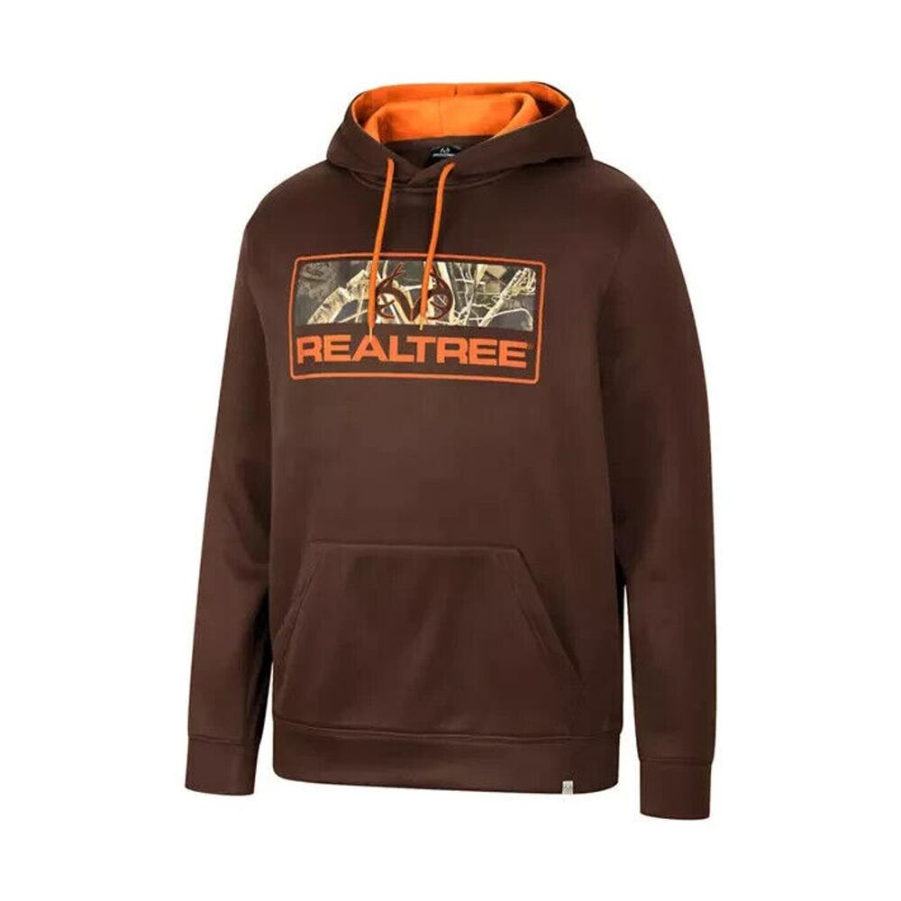 Colosseum Athletics Realtree Hoodie Brown Orange Men's Size Medium NWT/MSRP$55